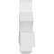 Ekena Millwork Redmond Architectural Grade PVC Gable Bracket, 84"W x 14"H x 4"D x 4"F, 4/12 Pitch GBP084X14X0404RED00 - alternate 3